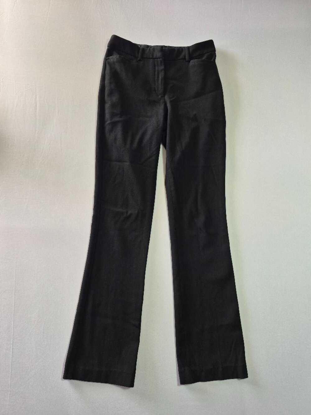 Express Columnist Barely Boot Dress Pants Black High Rise Stretch Womens Size 4R